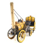 AJ011 1829 Yellow Stephenson Rocket Steam Locomotive 